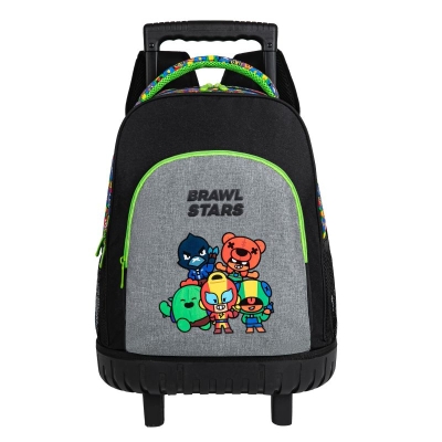 Ученическа раница с колелца Kstationery Brawl Stars - Ready to Battle