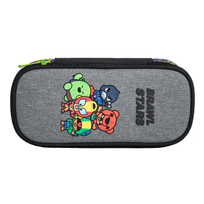 Елипсовиден ученически несесер Kstationery Brawl Stars - Ready to Battle