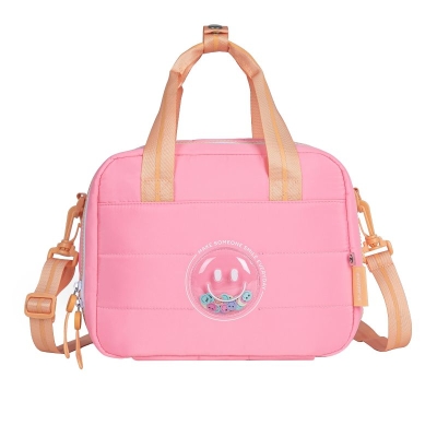 Термочанта за храна Kstationery Mayfair - Smile it Light, Pink