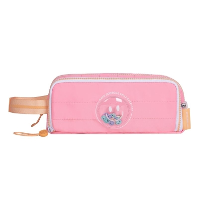 Ученически несесер Kstationery Mayfair - Smile it Light, Pink