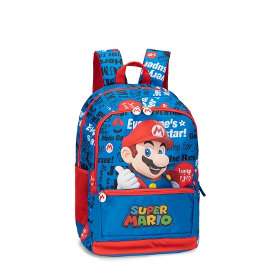 Ученическа раница Super Mario - Blue, с 2 отделения