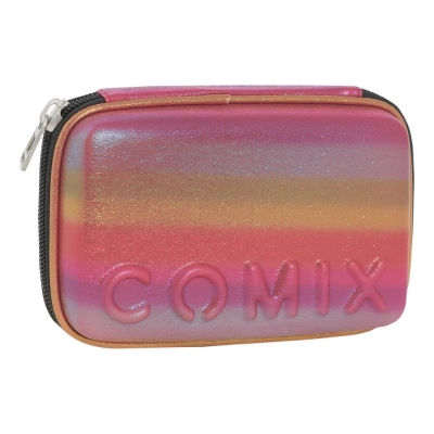 Ученически несесер с пособия Panini Comix Rainbow - Fuchsia