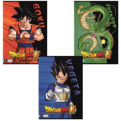 Тетрадка Panini Dragon Ball - А4, 40 листа, широки редове, асортимент