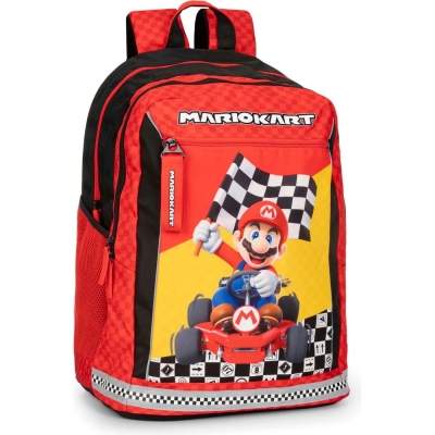 Ученическа раница Super Mario - Mariokart, Red