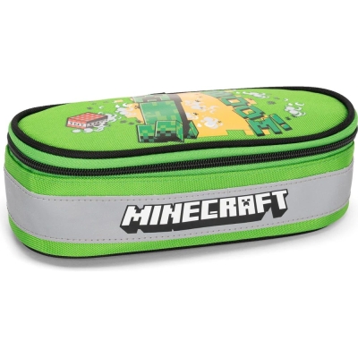 Овален ученически несесер Minecraft Jolly - с 1 цип