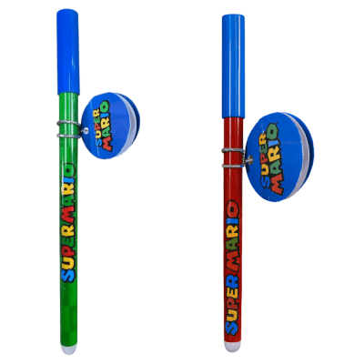 Химикалка с гума Panini - Super Mario, Асортимент