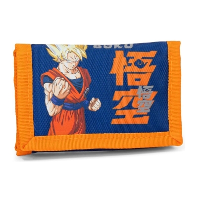 Портфейл Panini DragonBall - Goku, Blue & Orange