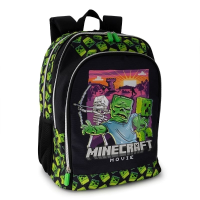 Ученическа раница Panini Minecraft - Movie, Черна