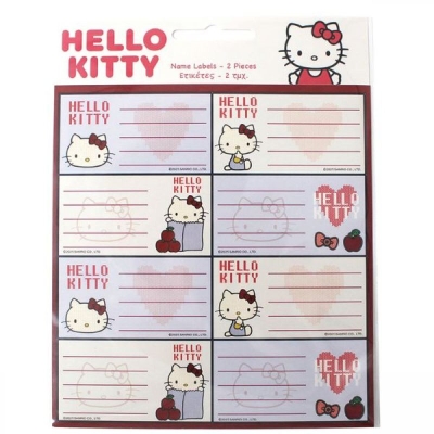 Ученически етикети Hеllo Kitty - 16 броя