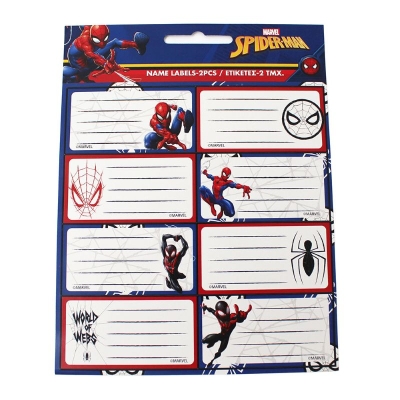 Ученически етикети Spiderman - 16 броя