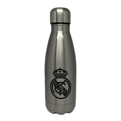 Метална бутилка CYP Brands - Real Madrid, 550 ml, Silver
