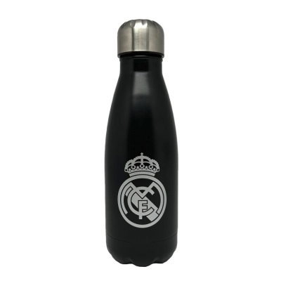 Метална бутилка CYP Brands - Real Madrid, 550 ml, Black