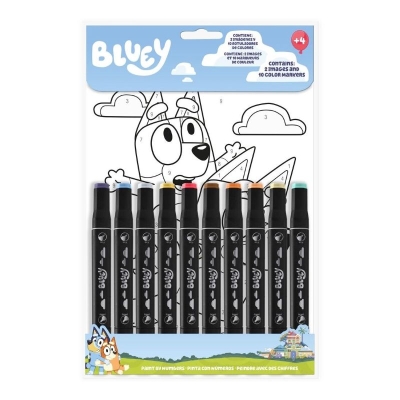 Комплект за оцветяване по номера Kids Licensing - Bluey