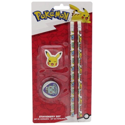 Комплект ученически пособия CYP Brands - Pokemon, 4 части