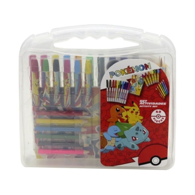 Комплект за рисуване CYP Brands - Pokemon, 40 части, В куфарче