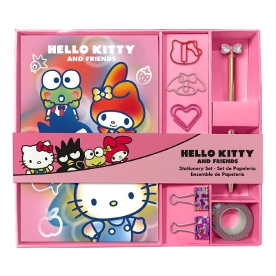 Комплект ученически пособия Hello Kitty - Розов