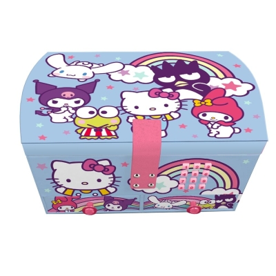 Музикална кутия за бижута Kids Licensing - Hello Kitty, Kuromi & Friends