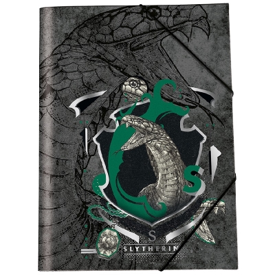 Папка с ластиk Kids Licensing - Harry Potter,  Slytherin