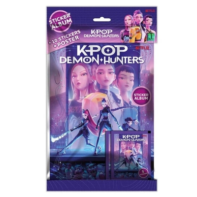 Колекционерски албум K-Pop Demon Hunters - С 5 броя стикера