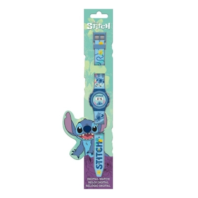Детски дигитален часовник Kids Licensing - Stitch, Blue