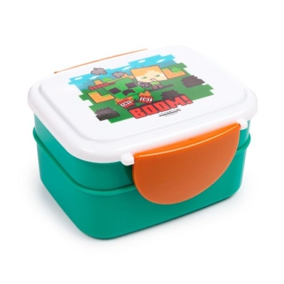 Кутия  за храна Minecraft - Chibi, С прибори