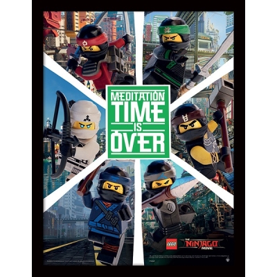 Картина Lego - Ninjago, 6 нинджи, В остъклена рамка
