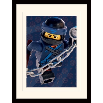 Преспапие в остъклена рамка Lego - Ninjago, Jay