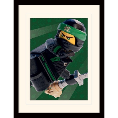 Преспапие в остъклена рамка Lego - Ninjago, Lloyd