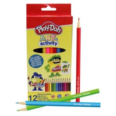 Цветни моливи CYP Brands - Play Doh, 12 цвята