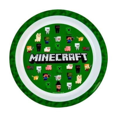Пластмасова чиния Minecraft Skins