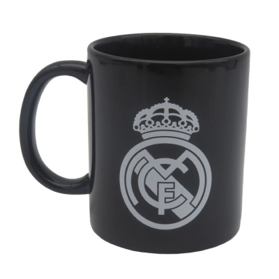 Керамична чаша CYP Brands - Real Madrid, Черна