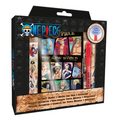 Таен дневник Kids Licensing - One Piece, с магическа химикалка