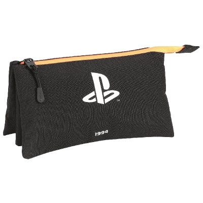 Ученически несесер Kstationery Playstation - Black, с 3 отделения
