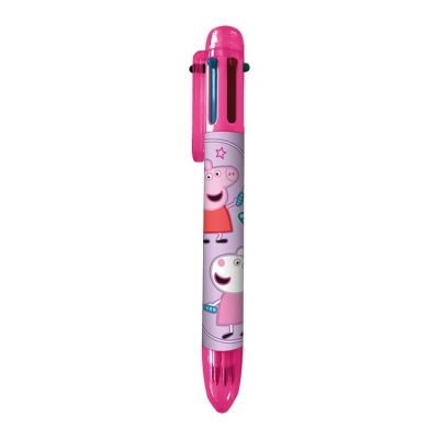 Химикалка Kids Licensing - Peppa Pig, 6 цвята