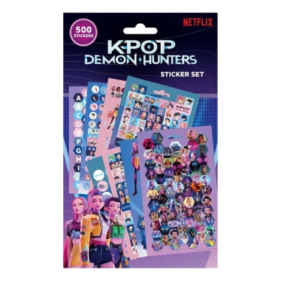 Комплект стикери K-Pop Demon Hunters, 500 броя
