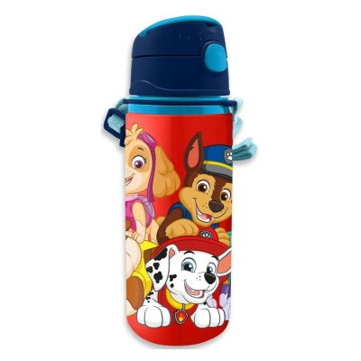 Алуминиева бутилка с дръжка Paw Patrol - 600 ml