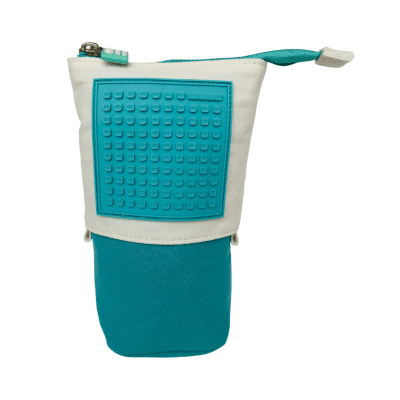 Ученически несесер Pixie Crew Pop Up - Turquoise & White