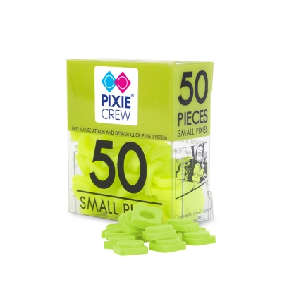 Малки пиксели Pixie Crew - Neon Yellow, 50 броя
