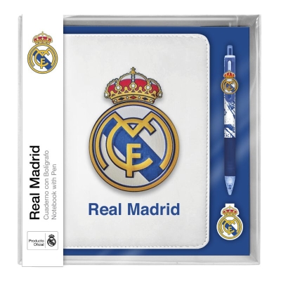 Комплект CYP Brands - Real Madrid, Aнтистрес тефтер и многоцветен химикал