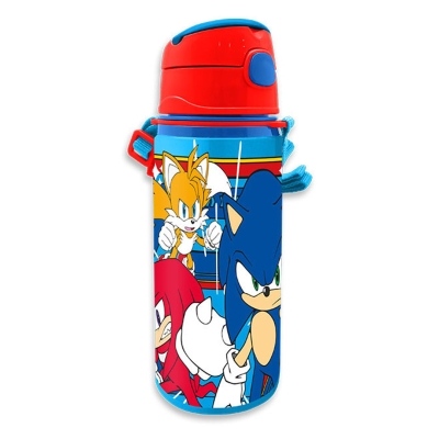 Алуминиева бутилка с дръжка Kids Euroswan - Sonic, 600ml