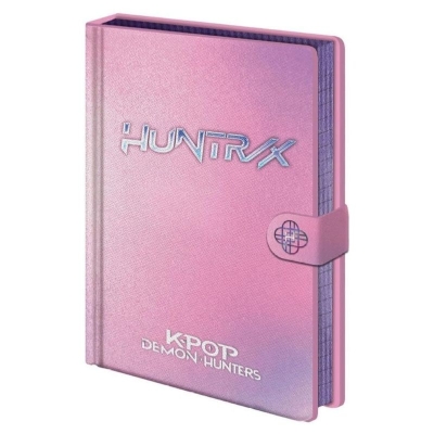 Тефтер Pyramid - K-Pop Demon Hunters, С магнитна закопчалка, А5