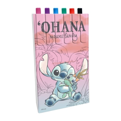 Цветни химикалки Stitch - Оhana, 6 броя