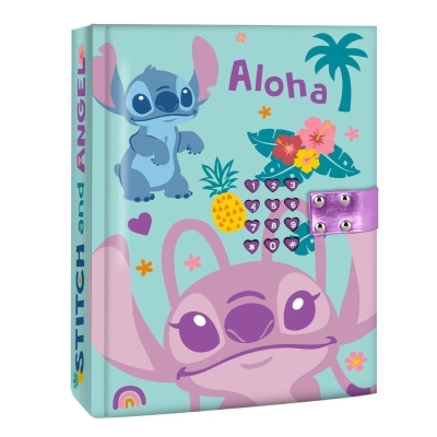 Таен дневник с код Kids Licensing - Stitch, Aloha