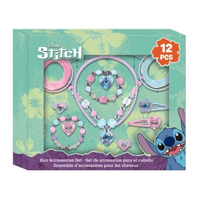 Комплект детски аксесоари Kids Licensing - Stitch, 12 части