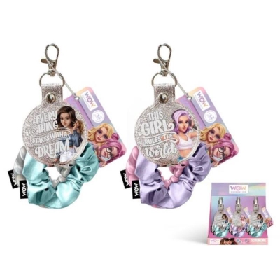 Комплект 2 в 1 WOW Generation - Скрънчи и ключодържател, Асортимент