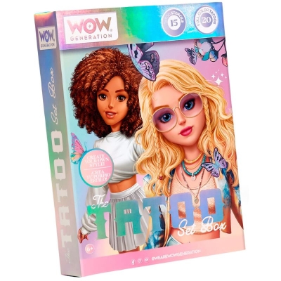Комплект за детски татуировки Kids Licensing - WOW Generation