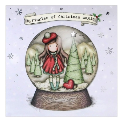 Коледна картичка Santoro Gorjuss - Snowglobe