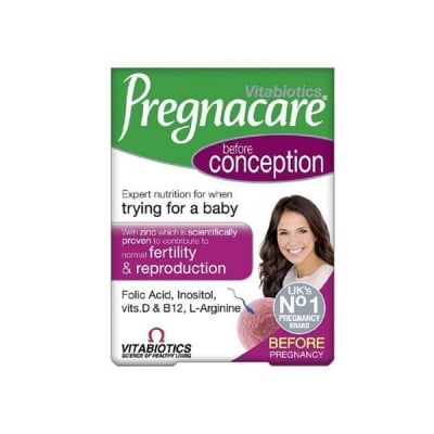 Таблетки за зачеване Pregnacare - Vitabiotics, 30 броя