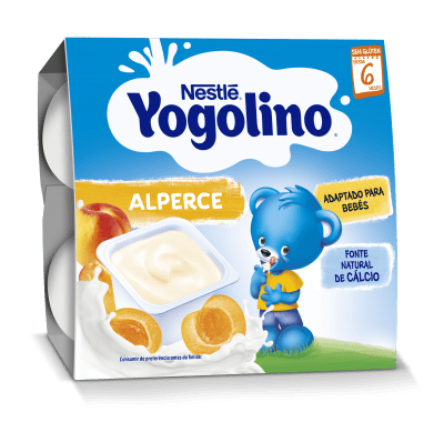 Млечен десерт Nestle YOGOLINO - Кайсия, 4х100 g