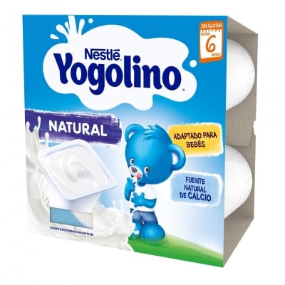 Млечен десерт Nestle YOGOLINO - Натурален, 4х100 g